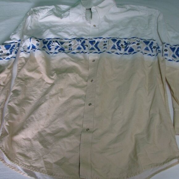 🔥💯🔥 Vintage Wrangler Western Button-Down Shirt - Picture 2 of 5